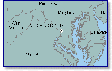 map of Washington D.C.