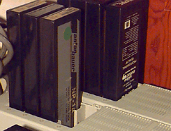 Rechargable batteries with plastic cases