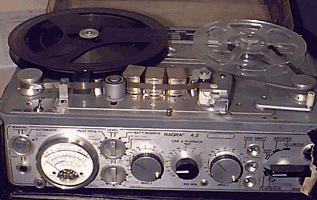 Nagra reel to reel recording deck