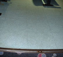 the theater floor