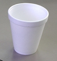 Styrofoam cup