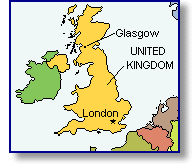 map of the United Kingdom